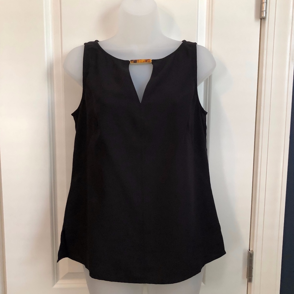 NWT! Ann Taylor Tortoiseshell Keyhole Top SP